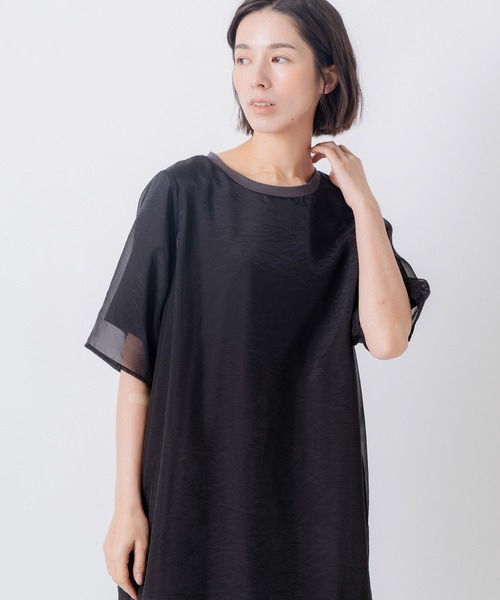 Kelen（ケレン）の「「KELEN / ケレン」 レイヤードデザインワンピース SANOP（ワンピース・レディース・オフホワイト/ベージュ/ネイビー・S/M）」の15枚目の写真