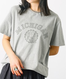 REMI RELIEF | 【REMI RELIEF / レミレリーフ】ロゴTシャツ / SP加工T(MICHIGAN)【WEB限定】(Tシャツ/カットソー)
