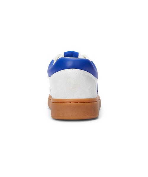 LAUREN RALPH LAUREN（ローレン ラルフ ローレン）の「ローレン ラルフ ローレン Hailey レザースニーカー  スニーカー（スニーカー・レディース・ホワイト×ブルー/ホワイト・60/65/70/75/55）」の12枚目の写真