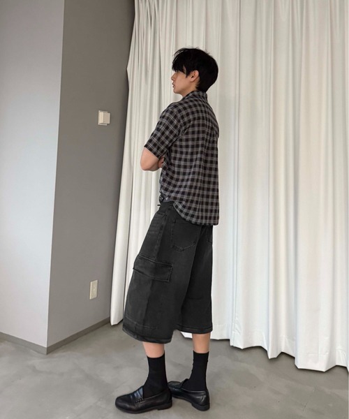 sedacle(セダクル)の「2wayカーゴデニムパンツ(デニムパンツ・メンズ・ブラック/インディゴブルー・SMALL/LARGE/MEDIUM)」の20枚目の写真