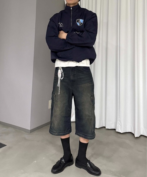 sedacle(セダクル)の「2wayカーゴデニムパンツ(デニムパンツ・メンズ・ブラック/インディゴブルー・SMALL/LARGE/MEDIUM)」の8枚目の写真