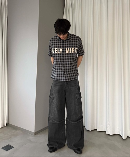 sedacle(セダクル)の「2wayカーゴデニムパンツ(デニムパンツ・メンズ・ブラック/インディゴブルー・SMALL/LARGE/MEDIUM)」の14枚目の写真