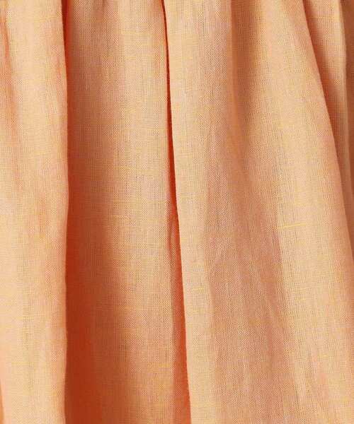DRESSTERIOR（ドレステリア）の「【洗える/ふんわり軽やか】フレンチリネンタックギャザースカート（スカート・レディース・オレンジ系/ブラック・40/38/36/34）」の14枚目の写真