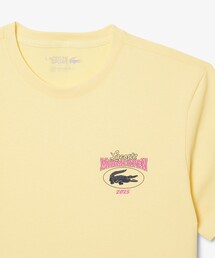 LACOSTE Tシャツ ホワイト/イエロー LACOSTE｜ラコステ（メンズ）のTシャツ/カットソー（イエロー