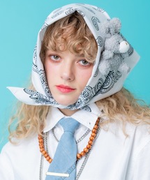 ankoROCK（アンコロック）の「TEDDY ankoROCK ペイズリーバンダナスカーフ（バンダナ/スカーフ）」