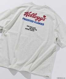 FREAK'S STORE | 限定展開 Kellog's/ケロッグ 別注 ビッグシルエット ロゴバックプリント Tシャツ(Tシャツ/カットソー)