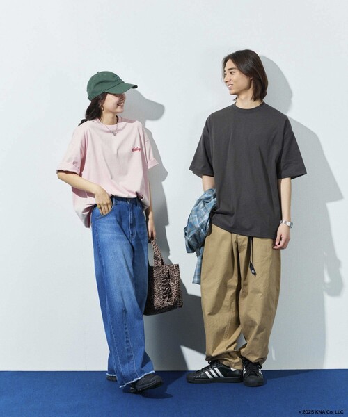 FREAK'S STORE（フリークスストア）の「限定展開 Kellog's/ケロッグ 別注 ビッグシルエット ロゴバックプリント Tシャツ（Tシャツ/カットソー・メンズ・ピンク/アッシュグレー/スミクロ/ホワイト・LARGE/MEDIUM/SMALL）」の5枚目の写真