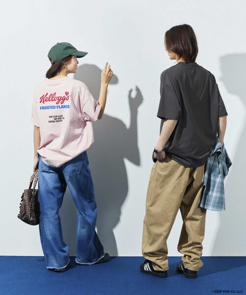 セール】限定展開 Kellog's/ケロッグ 別注 ビッグシルエット ロゴ