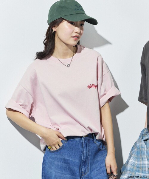 FREAK'S STORE（フリークスストア）の「限定展開 Kellog's/ケロッグ 別注 ビッグシルエット ロゴバックプリント Tシャツ（Tシャツ/カットソー・メンズ・ピンク/アッシュグレー/スミクロ/ホワイト・LARGE/MEDIUM/SMALL）」の11枚目の写真