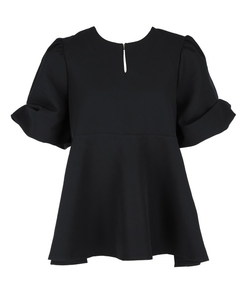 ボリュームスリーブペプラムブラウス（シャツ/ブラウス）｜coca