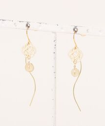 【Shin】[Shin]水引と天然石のピアス(MA)