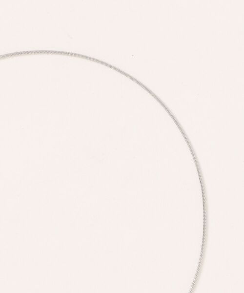 LOWRYS FARM（ローリーズファーム）の「ハートスライドロングネックレス　326051（ネックレス・レディース・グレー/ベージュ・FREE）」の5枚目の写真