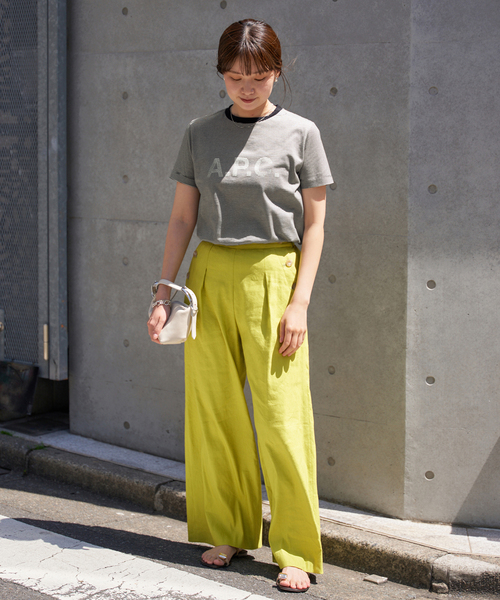 IENA（イエナ）の「A.P.C./アーペーセー 別注 ボーダーリンガーT