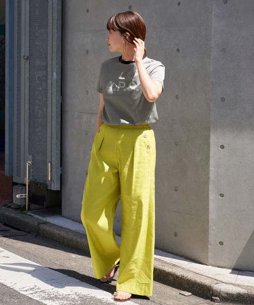 IENA（イエナ）の「A.P.C./アーペーセー 別注 ボーダーリンガーT