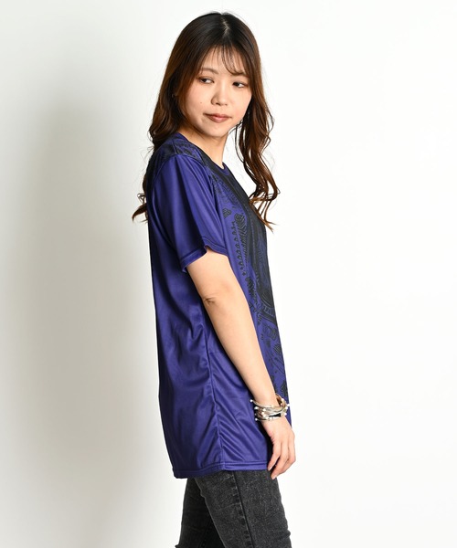 MARAI(マーライ)の「エスニック柄 半袖Tシャツ プリント(Tシャツ/カットソー・レディース・グリーン系/ブルー系・FREE)」の18枚目の写真