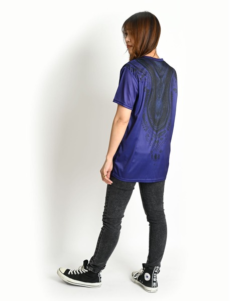 MARAI(マーライ)の「エスニック柄 半袖Tシャツ プリント(Tシャツ/カットソー・レディース・グリーン系/ブルー系・FREE)」の19枚目の写真