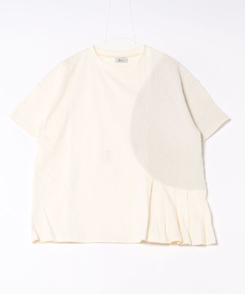 unica(ユニカ)の「サークルウェーブラインタックT ladies(Tシャツ/カットソー・レディース・オフホワイト/ブラック/ライトパープル・F)」の1枚目の写真