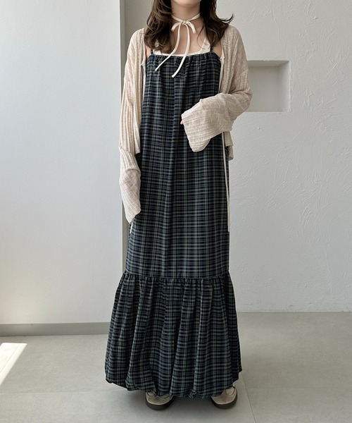 apres jour clair(アプレジュールクレア)の「【apres jour clair】アソートバルーンキャミワンピ(ワンピース・レディース・アイボリー/ネイビー/ブラック系その他・X-LARGE/フリー)」の3枚目の写真