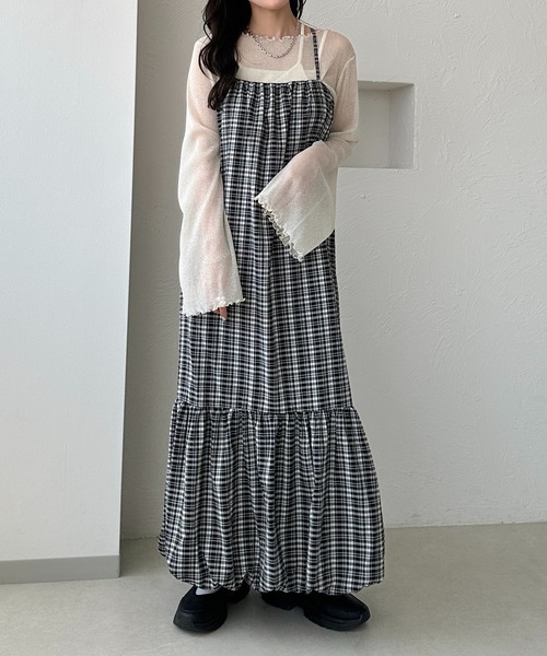 apres jour clair(アプレジュールクレア)の「【apres jour clair】アソートバルーンキャミワンピ(ワンピース・レディース・アイボリー/ネイビー/ブラック系その他・X-LARGE/フリー)」の14枚目の写真