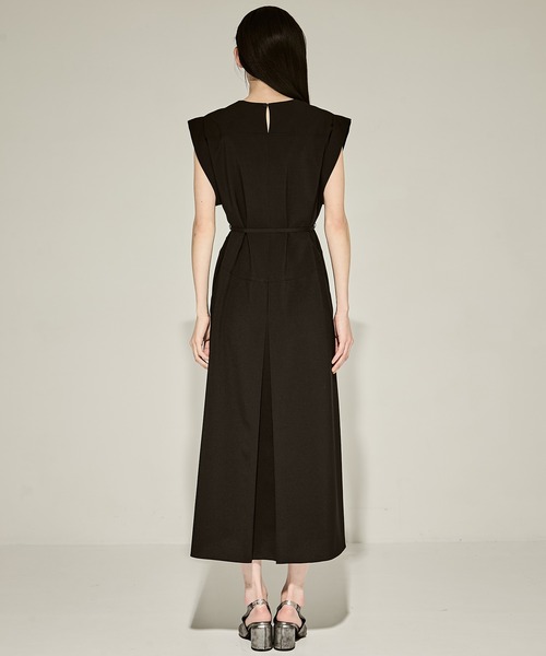 STUDIOUS ワンピース STUDIOUS/ステュディオス】PIN TUCK VOLIME SLEEVE DRESS