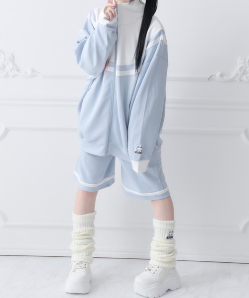 Hauls(ハウルズ)の「大人になっても永遠赤ちゃんジャージ(ジャージ・レディース・ブラック/サックスブルー・F)」の18枚目の写真
