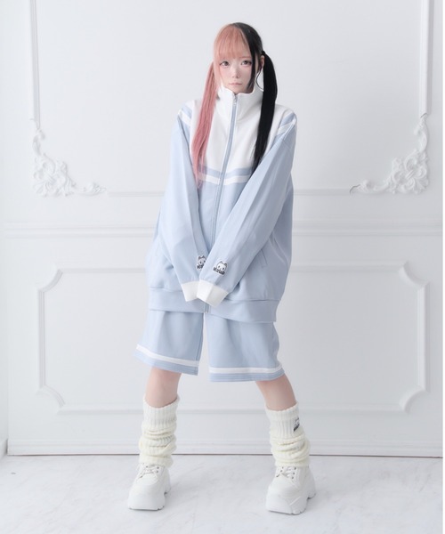 Hauls(ハウルズ)の「大人になっても永遠赤ちゃんジャージ(ジャージ・レディース・ブラック/サックスブルー・F)」の14枚目の写真