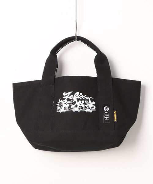 Loudmouth(ラウドマウス)の「【Loudmouth/ラウドマウス】LM×FELIX コラボシリーズミニトート フェリックスコラボ商品(トートバッグ・メンズ・ブラック/イエロー・FREE)」の2枚目の写真