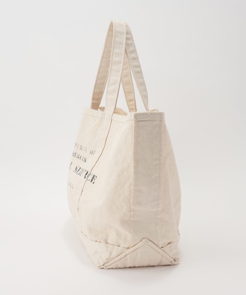 jj mercer(ジェイジェイマーサー)の「【J.J. Mercer】<別注>キャンバストートバッグM(トートバッグ・レディース・オフホワイト・フリー)」の7枚目の写真