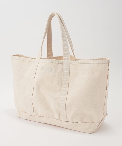 jj mercer(ジェイジェイマーサー)の「【J.J. Mercer】<別注>キャンバストートバッグM(トートバッグ・レディース・オフホワイト・フリー)」の6枚目の写真