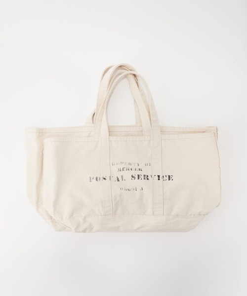 jj mercer(ジェイジェイマーサー)の「【J.J. Mercer】<別注>キャンバストートバッグM(トートバッグ・レディース・オフホワイト・フリー)」の11枚目の写真