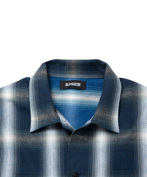 ROTTWEILER（ロットワイラー）の「R9 OMBRE CHECK SHIRT（シャツ/ブラウス・メンズ・ブルー/レッド・S/M/L/XL）」の8枚目の写真