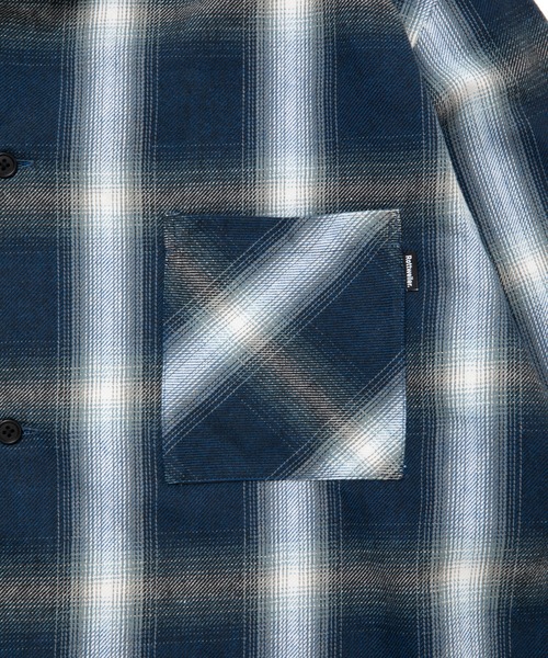 ROTTWEILER（ロットワイラー）の「R9 OMBRE CHECK SHIRT（シャツ/ブラウス・メンズ・ブルー/レッド・S/M/L/XL）」の7枚目の写真