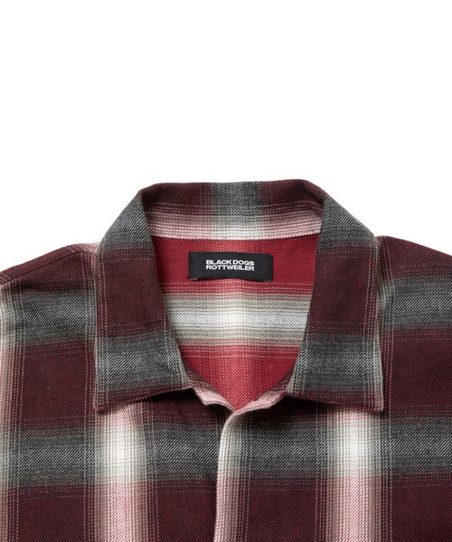 ROTTWEILER（ロットワイラー）の「R9 OMBRE CHECK SHIRT（シャツ/ブラウス・メンズ・ブルー/レッド・S/M/L/XL）」の4枚目の写真