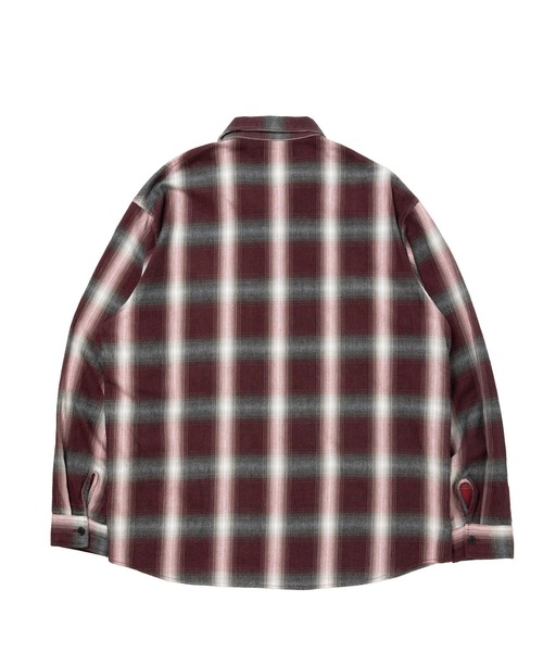 ROTTWEILER（ロットワイラー）の「R9 OMBRE CHECK SHIRT（シャツ/ブラウス・メンズ・ブルー/レッド・S/M/L/XL）」の5枚目の写真