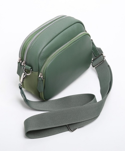 Mia Borsa（ミアボルサ）の「[Mia Borsa]ナイロンショルダーバッグ レディース 軽量（ショルダーバッグ・レディース・レッド/グリーン/シルバー/アイボリー/グレイッシュベージュ/ブラック・FREE）」の19枚目の写真