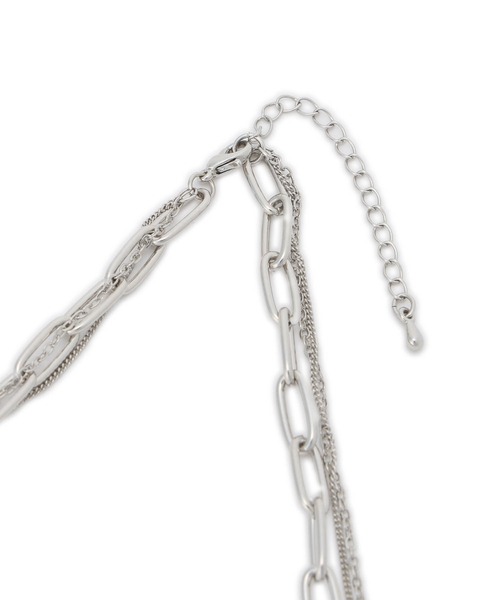 A/C DESIGN BY ALPHA CUBIC（エーシーデザインバイアルファキュービック）の「3連ネックレス（ネックレス・レディース・シルバー・フリー）」の6枚目の写真