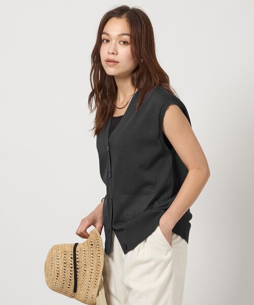 green label relaxing 「green relaxing」 ニットベスト FREE