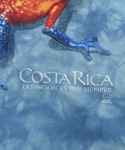 VINTAGE（ヴィンテージ）の「【USED】90’s COLOR NATURAL “Tortuguero National Park” アニマル Tシャツ（Tシャツ/カットソー・メンズ・ブルー・LARGE）」の4枚目の写真