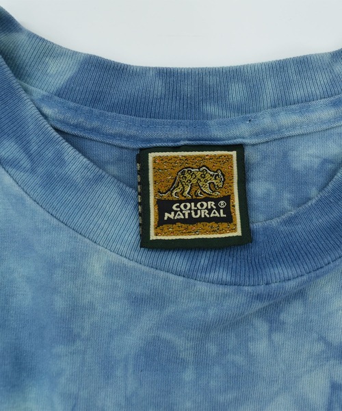 VINTAGE（ヴィンテージ）の「【USED】90’s COLOR NATURAL “Tortuguero National Park” アニマル Tシャツ（Tシャツ/カットソー・メンズ・ブルー・LARGE）」の8枚目の写真
