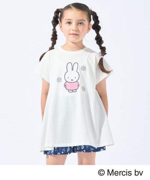 Miffy( ミッフィー)の「【miffy】アソートプリントTシャツ(Tシャツ/カットソー・キッズ・ホワイト系5/ホワイト系4/ブラック系・10/11/12/13/14/15 )」の2枚目の写真