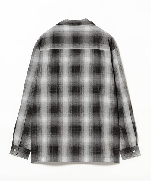 B:MING by BEAMS(ビーミングバイビームス)の「ポリエステル チェック オープンカラー シャツ(シャツ/ブラウス・メンズ・ブルー/ブラック・S/M/L/XL)」の7枚目の写真
