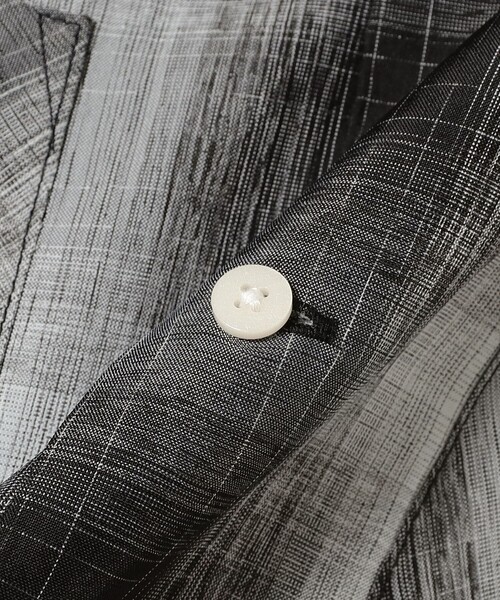 B:MING by BEAMS(ビーミングバイビームス)の「ポリエステル チェック オープンカラー シャツ(シャツ/ブラウス・メンズ・ブルー/ブラック・S/M/L/XL)」の8枚目の写真