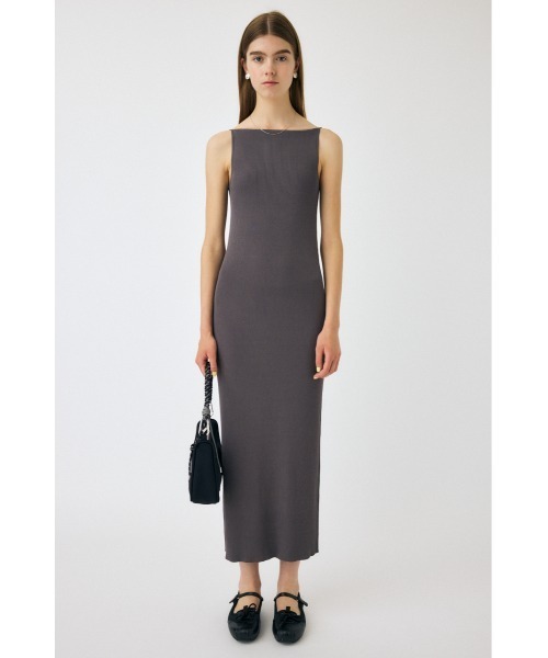 MOUSSY（マウジー）の「HORIZON NECK キャミドレス（ワンピース・レディース・グレー/ブラック/ダークブラウン/レッド・1/2）」の20枚目の写真
