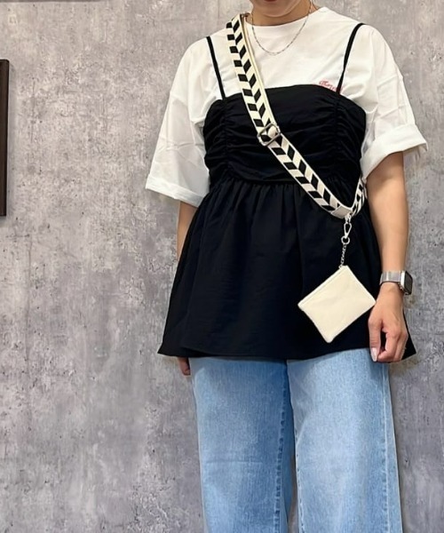 HONEYSUCKLE ROSE】ギャザーキャミソール（その他トップス）｜Right-on