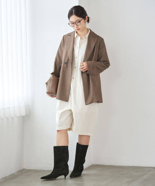 ジョー さま専用⭐️【未使用】LARDINIガンクラブチェックジャケット エアリーウールツイードライクガンクラブチェックジャケット