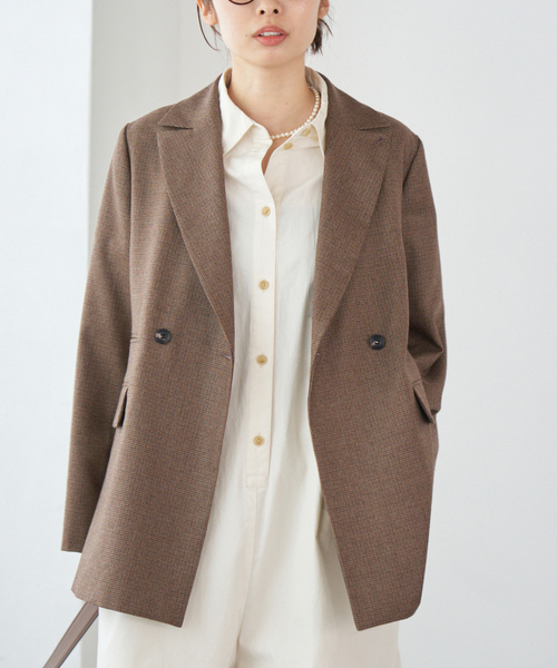 ガンクラブチェックジャケット（テーラードジャケット）｜IENA