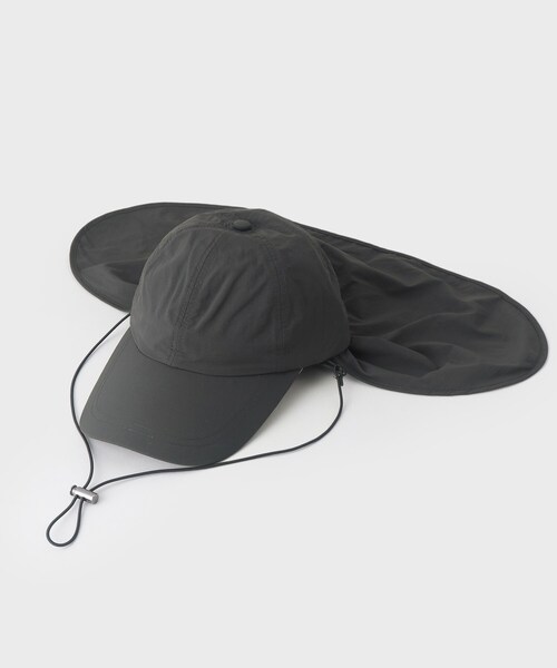 OPAQUE.CLIP(オペークドットクリップ)の「シェード付きキャップ(キャップ・レディース・チャコールグレー/ブラック/ナチュラル・00)」の1枚目の写真