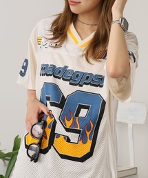 Basketball uniform style mesh top / バスケユニフォーム風 メッシュトップス