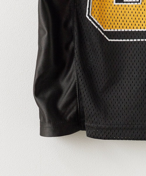 ROOPTOKYO(ループトウキョウ)の「Basketball uniform style mesh top / バスケユニフォーム風 メッシュトップス(Tシャツ/カットソー・メンズ・ブラック/ホワイト・M/L)」の10枚目の写真