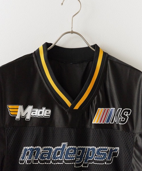 セール】Basketball uniform style mesh top / バスケ